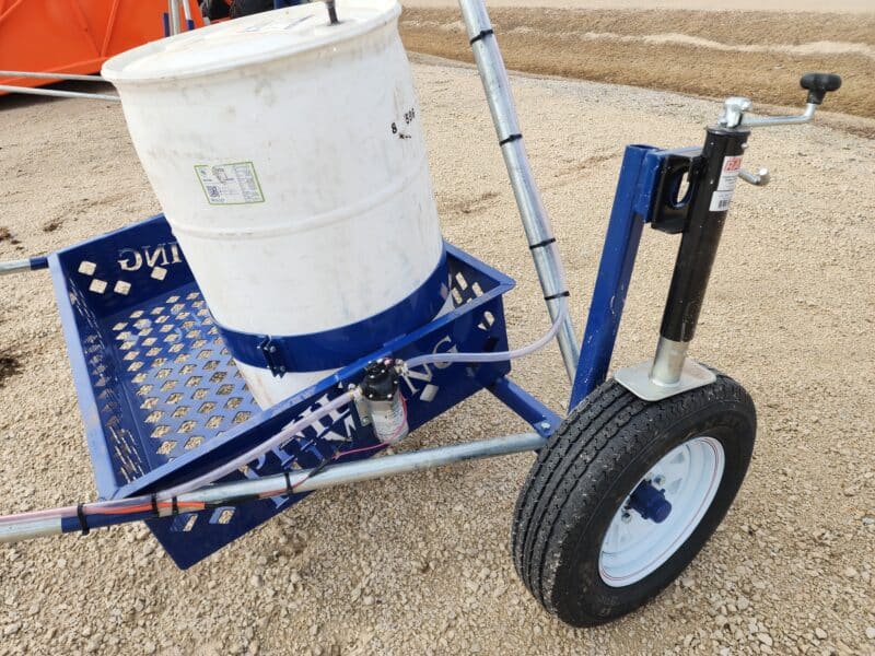 12″ Phil’s Load Stand w.Basket, Foam Injection, Wheel Jacks & Lights.