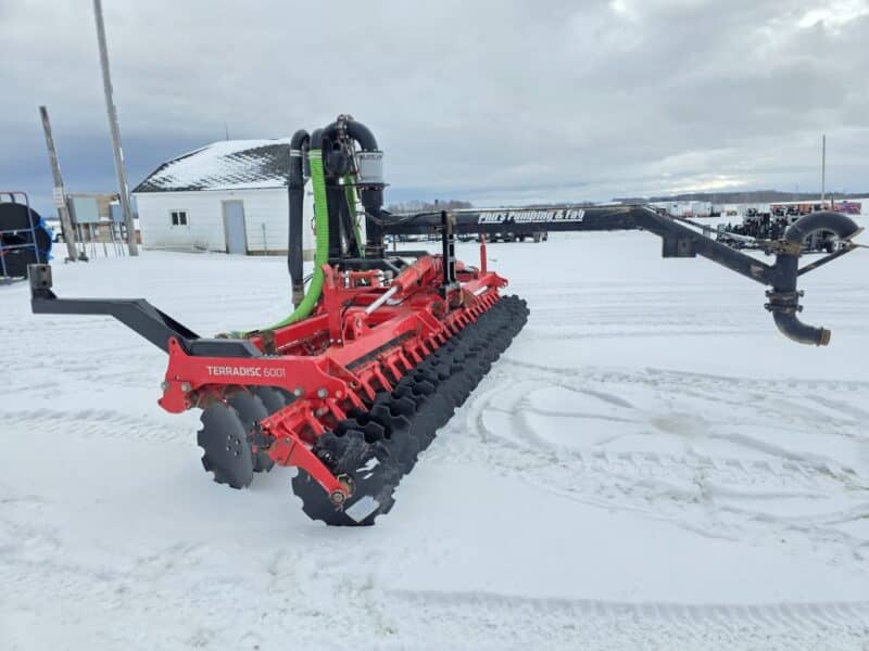 #49 Phil’s Pumping 20′ Pottinger Disc Manure Incorporator w. 6″ Swing pipe