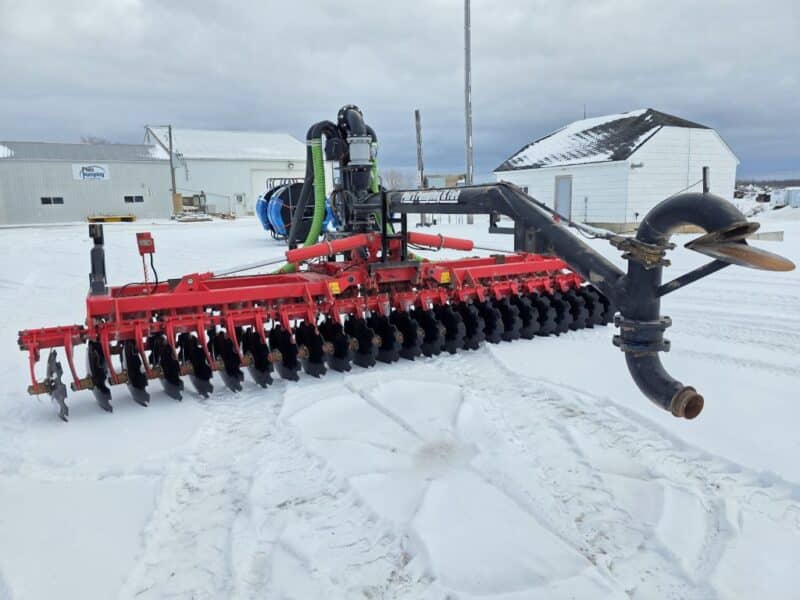 #49 Phil’s Pumping 20′ Pottinger Disc Manure Incorporator w. 6″ Swing pipe
