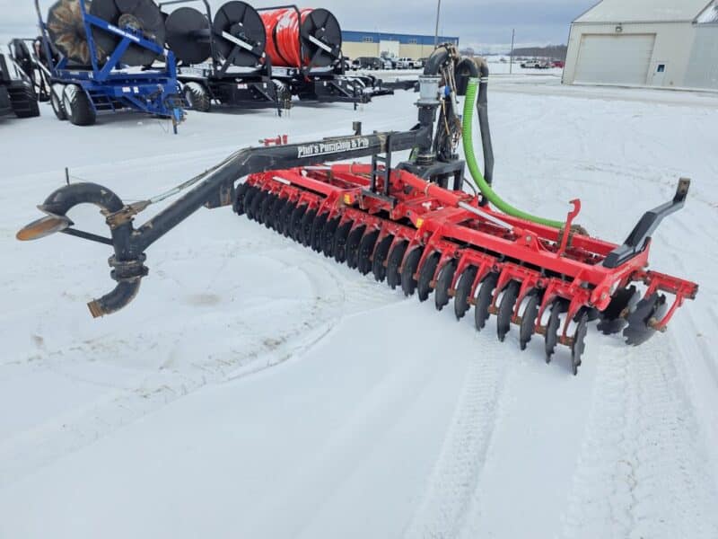 #49 Phil’s Pumping 20′ Pottinger Disc Manure Incorporator w. 6″ Swing pipe