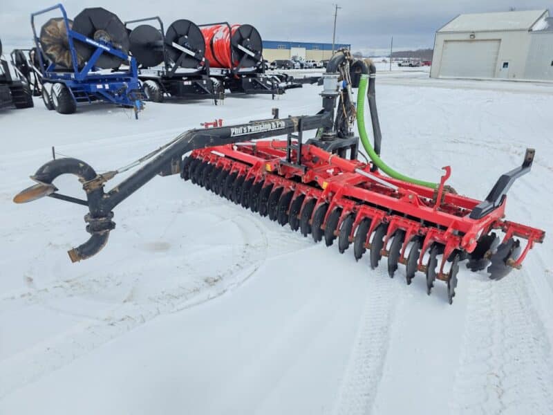 #49 Phil’s Pumping 20′ Pottinger Disc Manure Incorporator w. 6″ Swing pipe