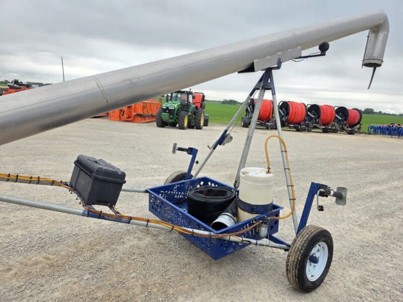 #19 12″ Phil’s Load Stand w.Basket, Foam Injection, Wheel Jacks & Lights.