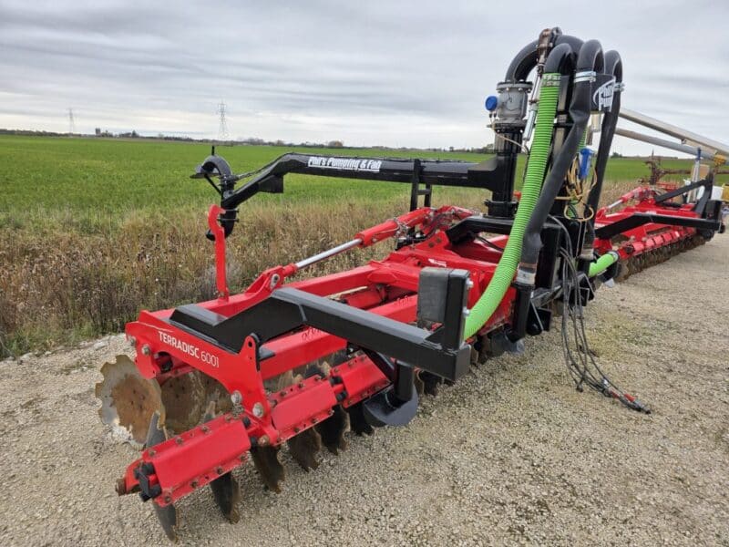 #49 Phil’s Pumping 20′ Pottinger Disc Manure Incorporator w. 6″ Swing pipe
