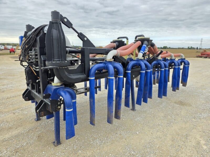 Lightly Used 48′ Dribble Bar w. H.D. 6″ Stinger w. Mini Manifolds to 4″ Hoses