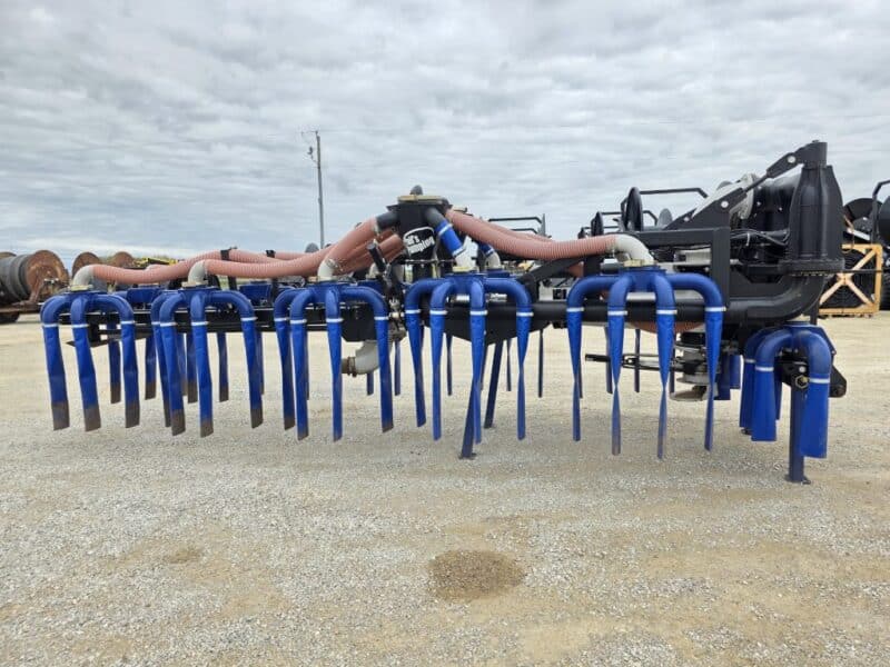 Lightly Used 48′ Dribble Bar w. H.D. 6″ Stinger w. Mini Manifolds to 4″ Hoses