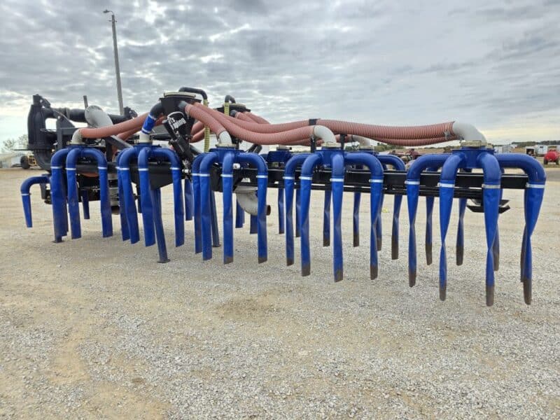 Lightly Used 48′ Dribble Bar w. H.D. 6″ Stinger w. Mini Manifolds to 4″ Hoses