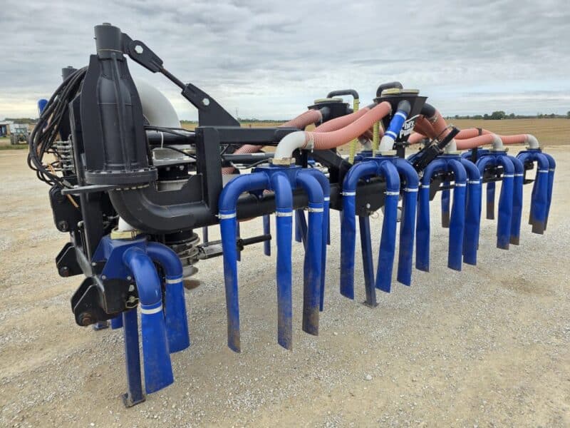 Lightly Used 48′ Dribble Bar w. H.D. 6″ Stinger w. Mini Manifolds to 4″ Hoses
