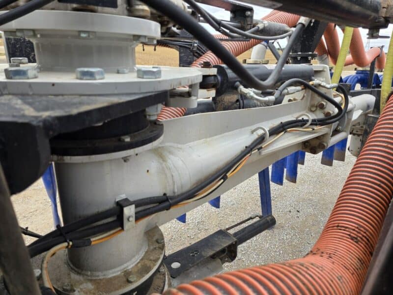 Lightly Used 48′ Dribble Bar w. H.D. 6″ Stinger w. Mini Manifolds to 4″ Hoses