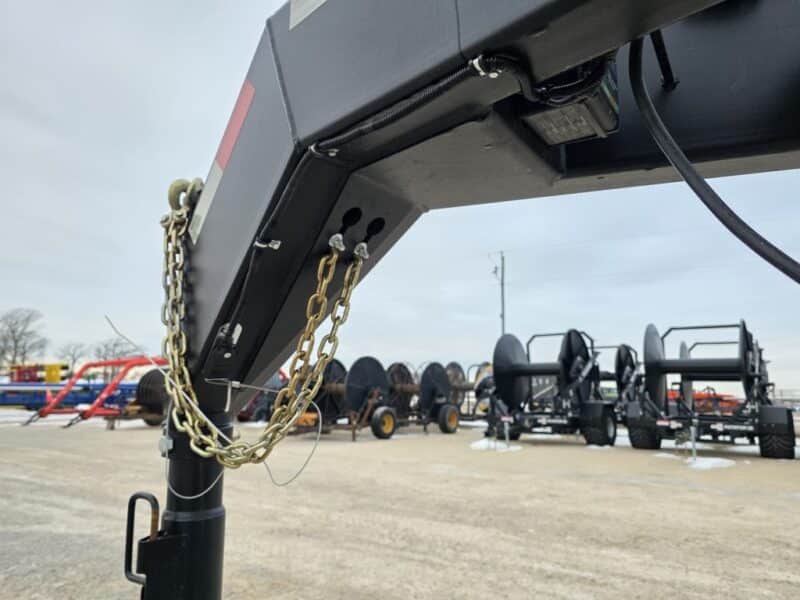 SS EXPRESS Gooseneck Manure Boat Trailer For Wolverine and Crawler Agitation Boats