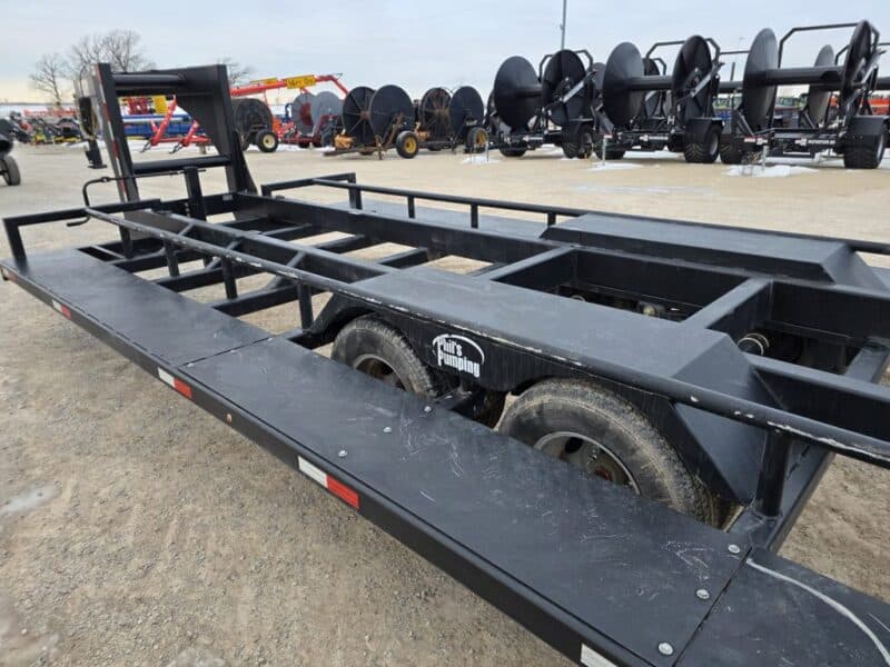 SS EXPRESS Gooseneck Manure Boat Trailer For Wolverine and Crawler Agitation Boats