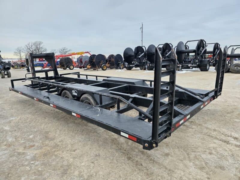SS EXPRESS Gooseneck Manure Boat Trailer For Wolverine and Crawler Agitation Boats
