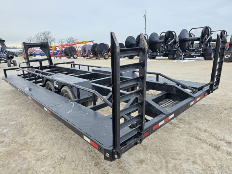 SS EXPRESS Gooseneck Manure Boat Trailer For Wolverine and Crawler Agitation Boats