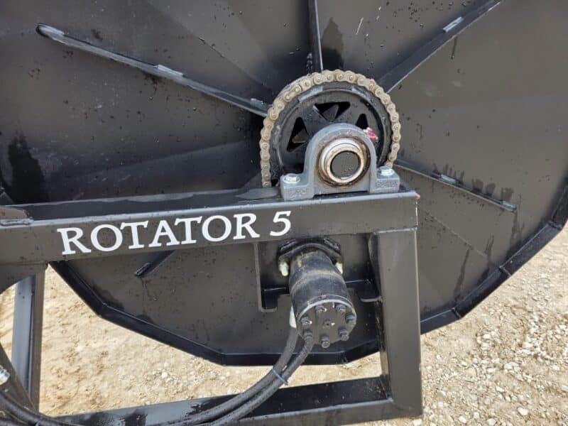 Phil’s Mini 3pt Rotator 5 Hose Reel Holds 1000′ of 6″