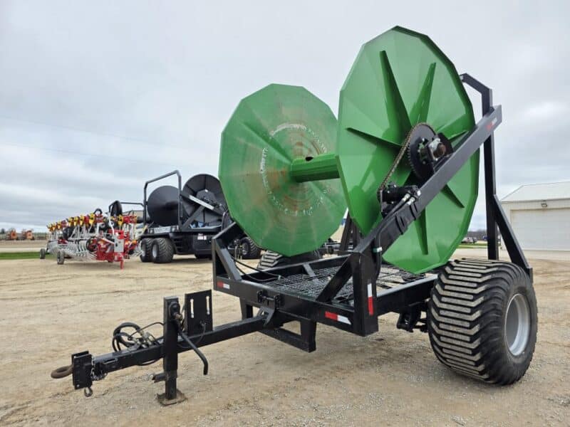 Hydraulic Driven Single Axle Hose Reel Holds 10-8″