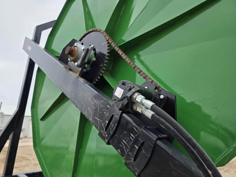 Hydraulic Driven Single Axle Hose Reel Holds 10-8″