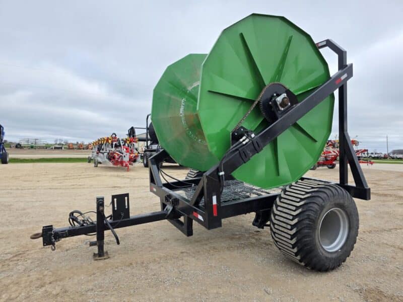 Hydraulic Driven Single Axle Hose Reel Holds 10-8″