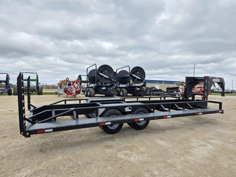 SS EXPRESS Gooseneck Manure Boat Trailer For Wolverine and Crawler Agitation Boats