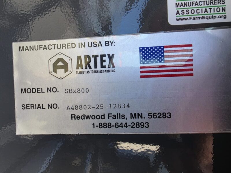 Artex Manure Spreader 800 SBX Series