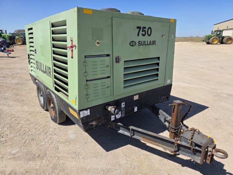 AC-85 750 CFM 2007 Sullair Cat C9 Engine Air Compressor
