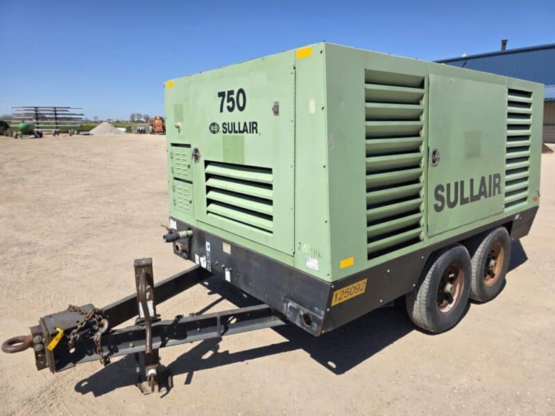 AC-85 750 CFM 2007 Sullair Cat C9 Engine Air Compressor