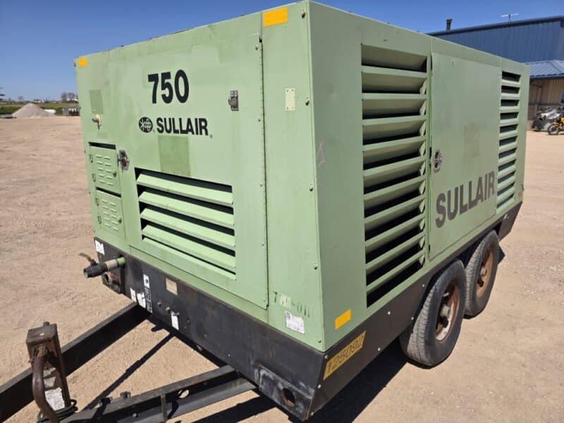 AC-85 750 CFM 2007 Sullair Cat C9 Engine Air Compressor