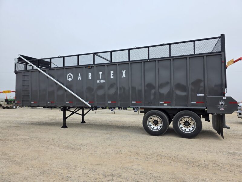 36′ Artex Trailer Feed Box-TR3606-with 2′ Mesh Sides