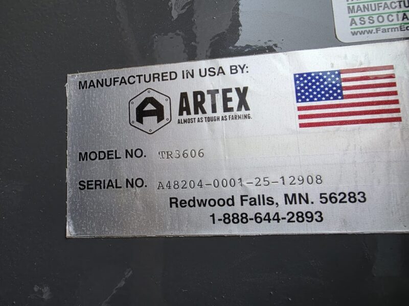 36′ Artex Trailer Feed Box-TR3606-with 2′ Mesh Sides