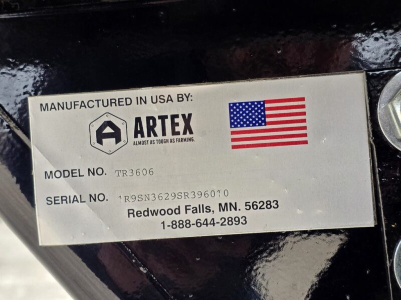 36′ Artex Trailer Feed Box-TR3606-with 2′ Mesh Sides