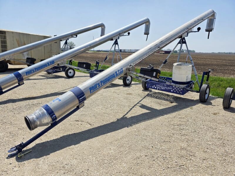 12″ Phil’s Load Stand w.Basket, Foam Injection, Wheel Jacks & Lights.
