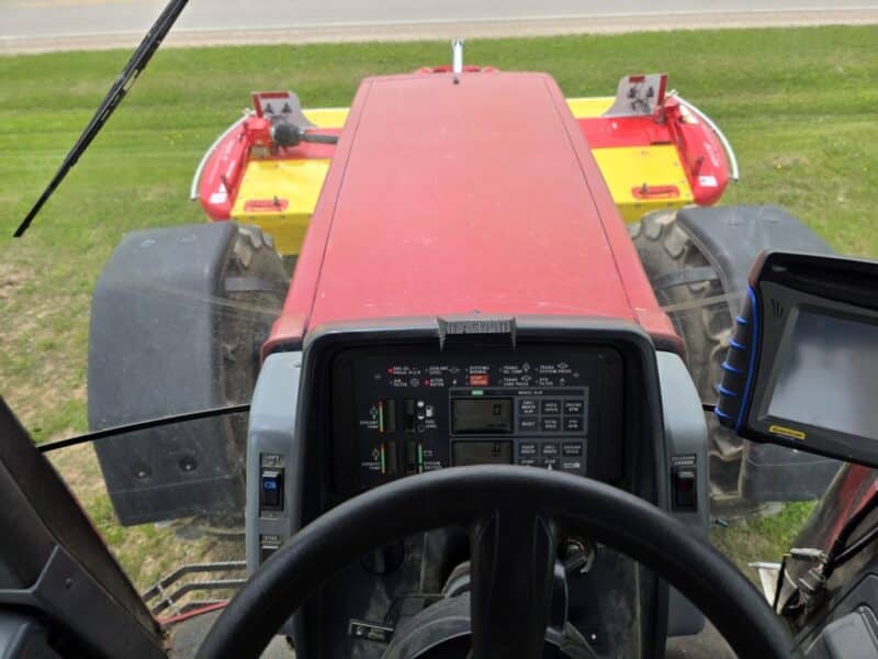 Case 7150 with Front 3 PT and PTO w. Triple Mower
