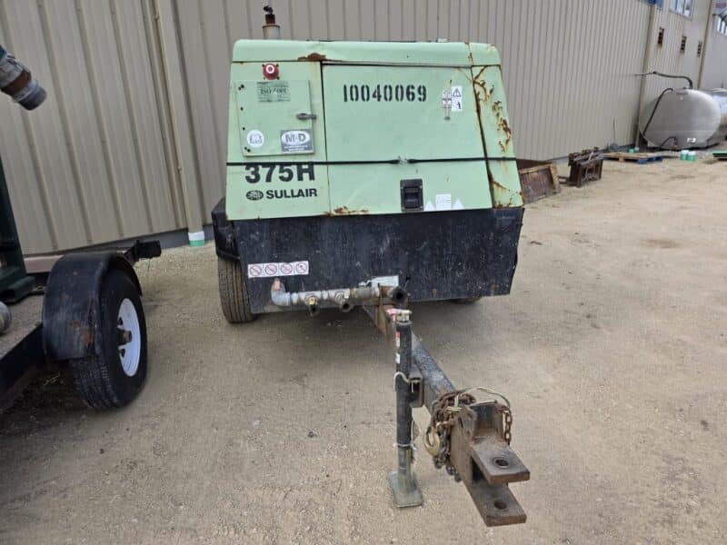 AC-90 375 CFM 2012 Sullair 4.5L John Deere Engine Air Compressor