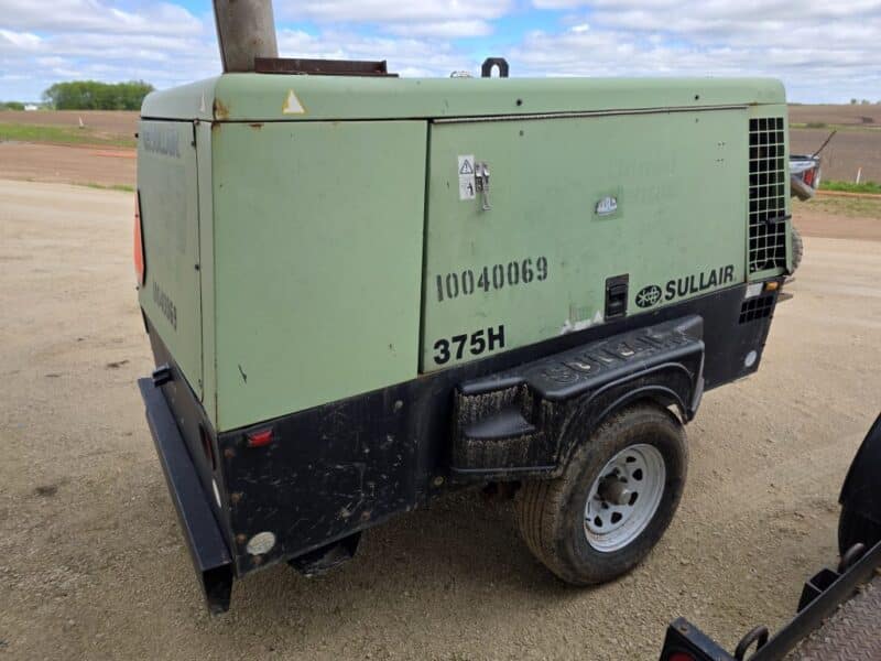 AC-90 375 CFM 2012 Sullair 4.5L John Deere Engine Air Compressor