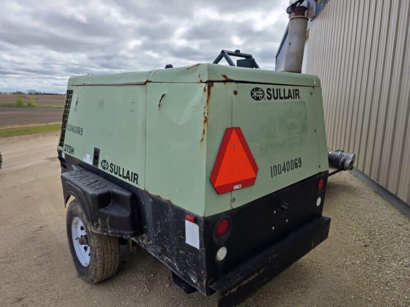 AC-90 375 CFM 2012 Sullair 4.5L John Deere Engine Air Compressor
