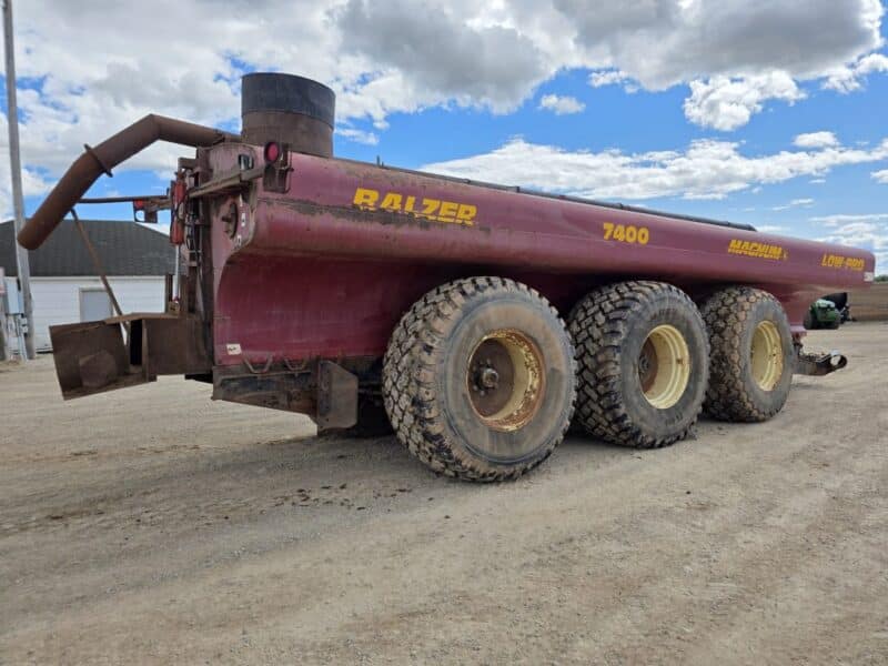7400 Gallon TriAxle Balzer Tanker
