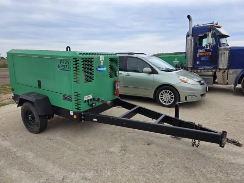 AC-84 425 CFM 2019 Doosan 4.5L Cummins Engine Air Compressor