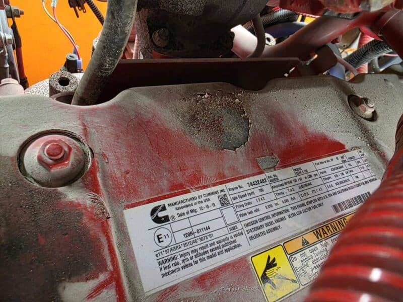 AC-84 425 CFM 2019 Doosan 4.5L Cummins Engine Air Compressor