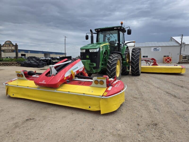 Pottinger Novacat V10000 RC Triple Mower with 351 Alpha Motion Front Mower