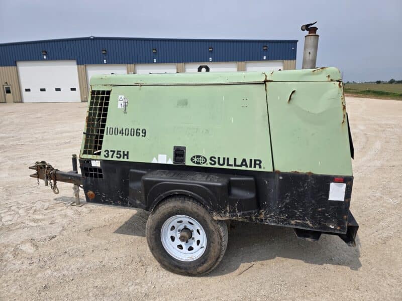 AC-90 375 CFM 2012 Sullair 4.5L John Deere Engine Air Compressor