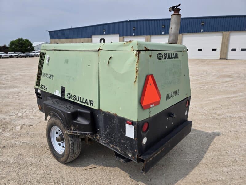AC-90 375 CFM 2012 Sullair 4.5L John Deere Engine Air Compressor