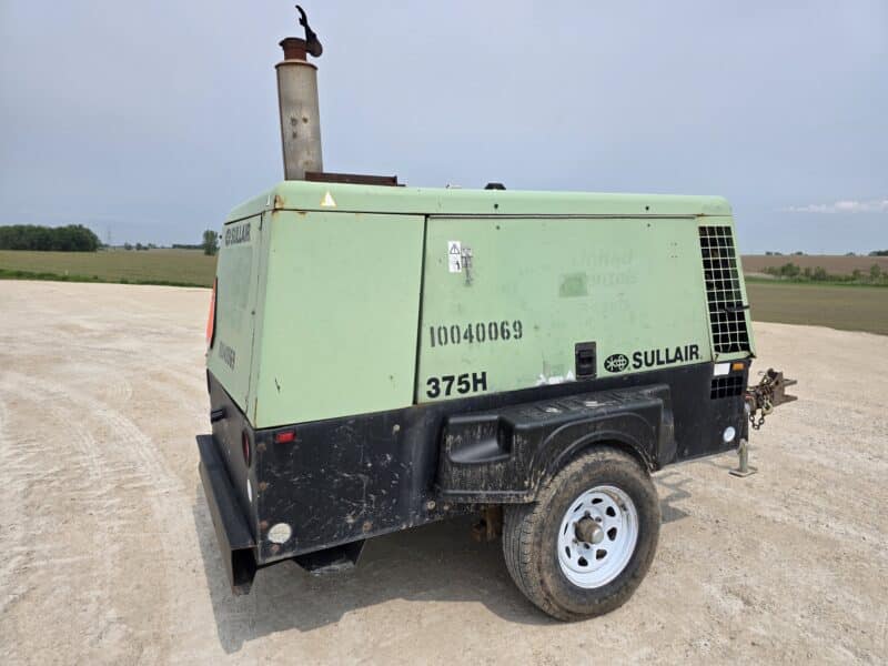AC-90 375 CFM 2012 Sullair 4.5L John Deere Engine Air Compressor