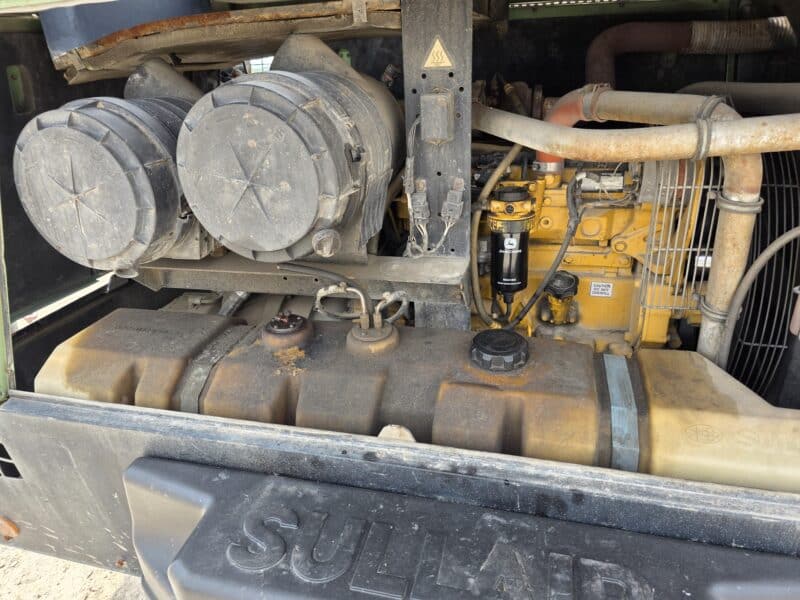 AC-90 375 CFM 2012 Sullair 4.5L John Deere Engine Air Compressor