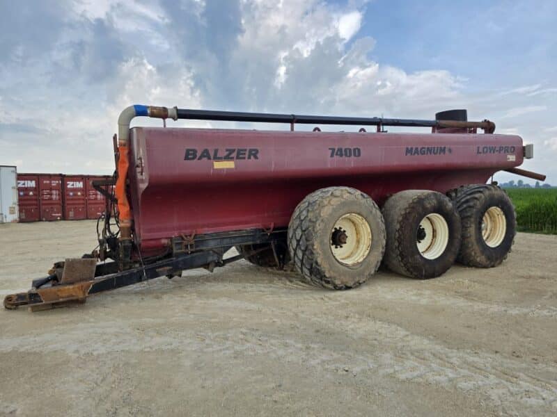 7400 Gallon TriAxle Balzer Tanker