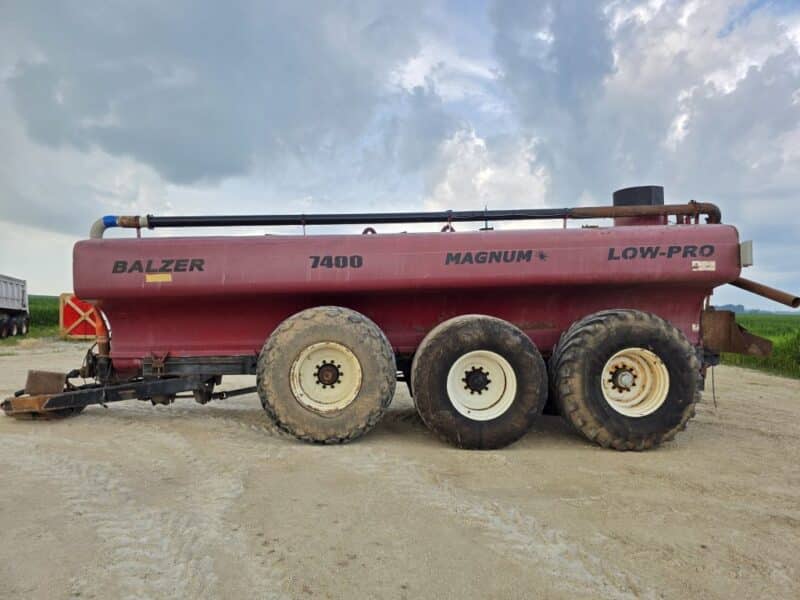 7400 Gallon TriAxle Balzer Tanker