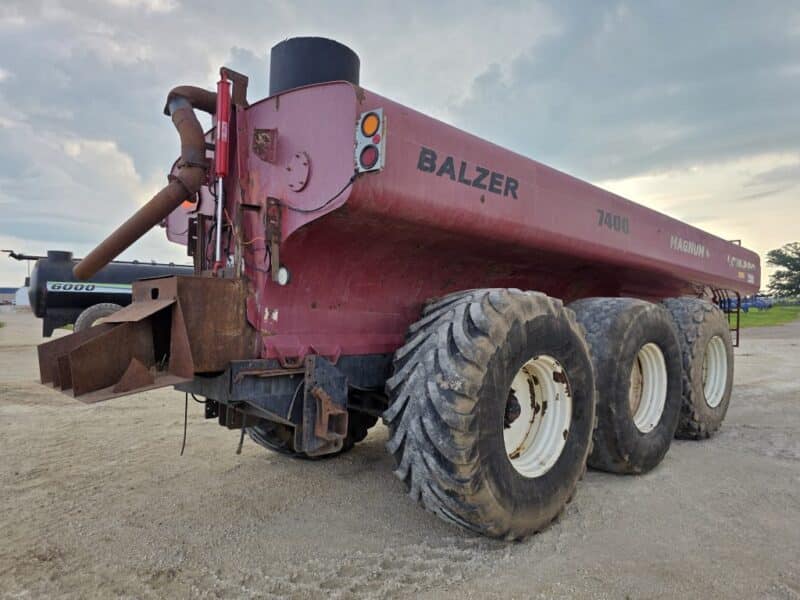 7400 Gallon TriAxle Balzer Tanker
