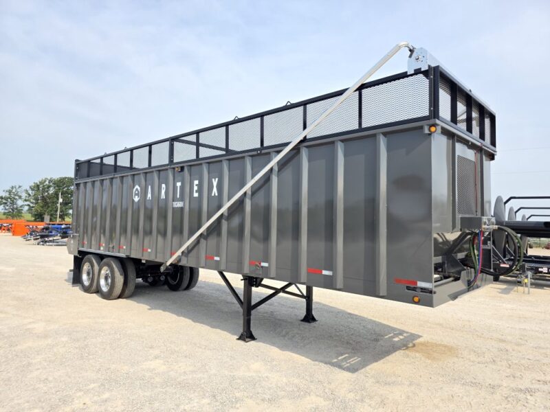 36′ Artex Trailer Feed Box-TR3606-with 2′ Mesh Sides FOR RENT!