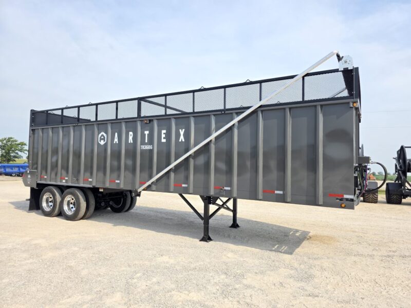 36′ Artex Trailer Feed Box-TR3606-with 2′ Mesh Sides FOR RENT!
