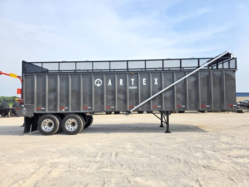 36′ Artex Trailer Feed Box-TR3606-with 2′ Mesh Sides FOR RENT!