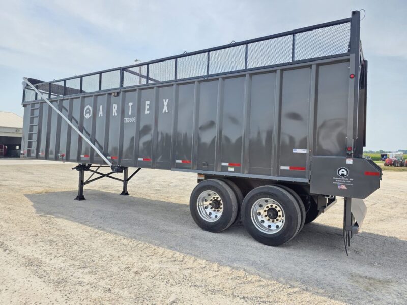 36′ Artex Trailer Feed Box-TR3606-with 2′ Mesh Sides FOR RENT!