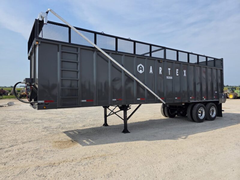 36′ Artex Trailer Feed Box-TR3606-with 2′ Mesh Sides FOR RENT!