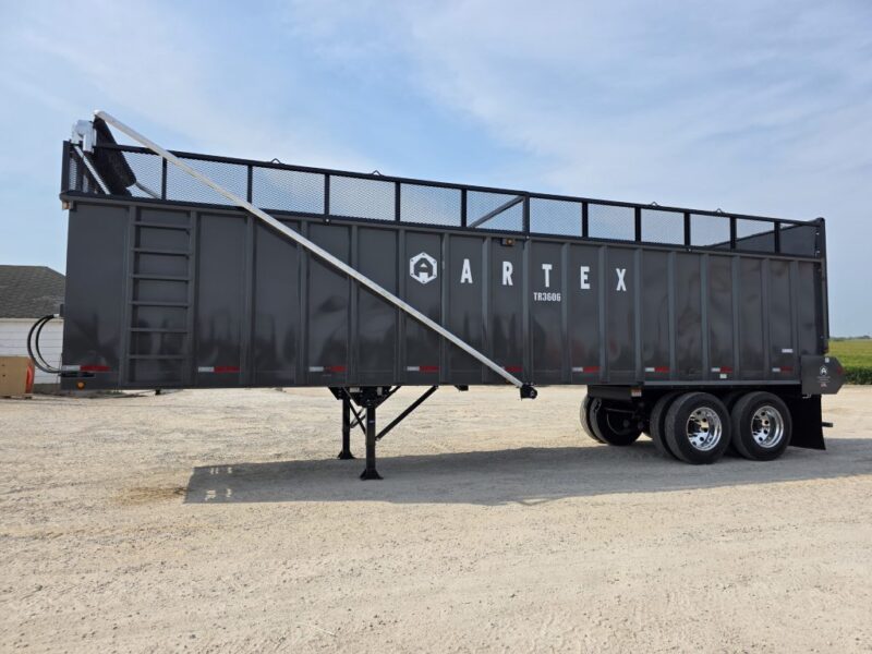 36′ Artex Trailer Feed Box-TR3606-with 2′ Mesh Sides FOR RENT!
